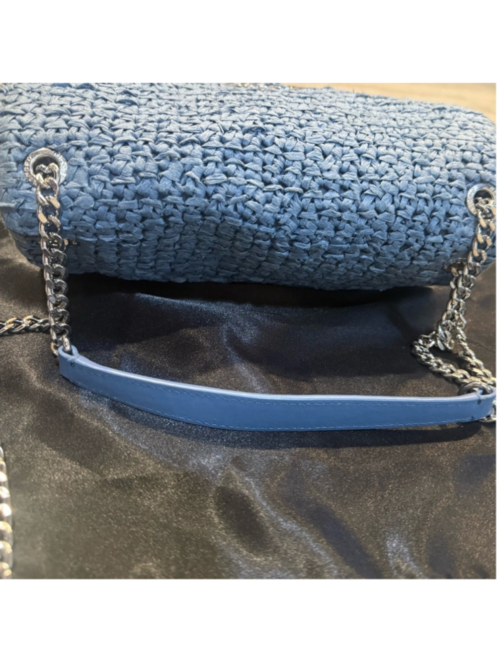 Sandro YZA Raffia Shoulder Bag - Picture 11 of 15